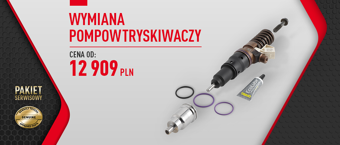 Pakiet serwisowy, pompowtryskiwacze