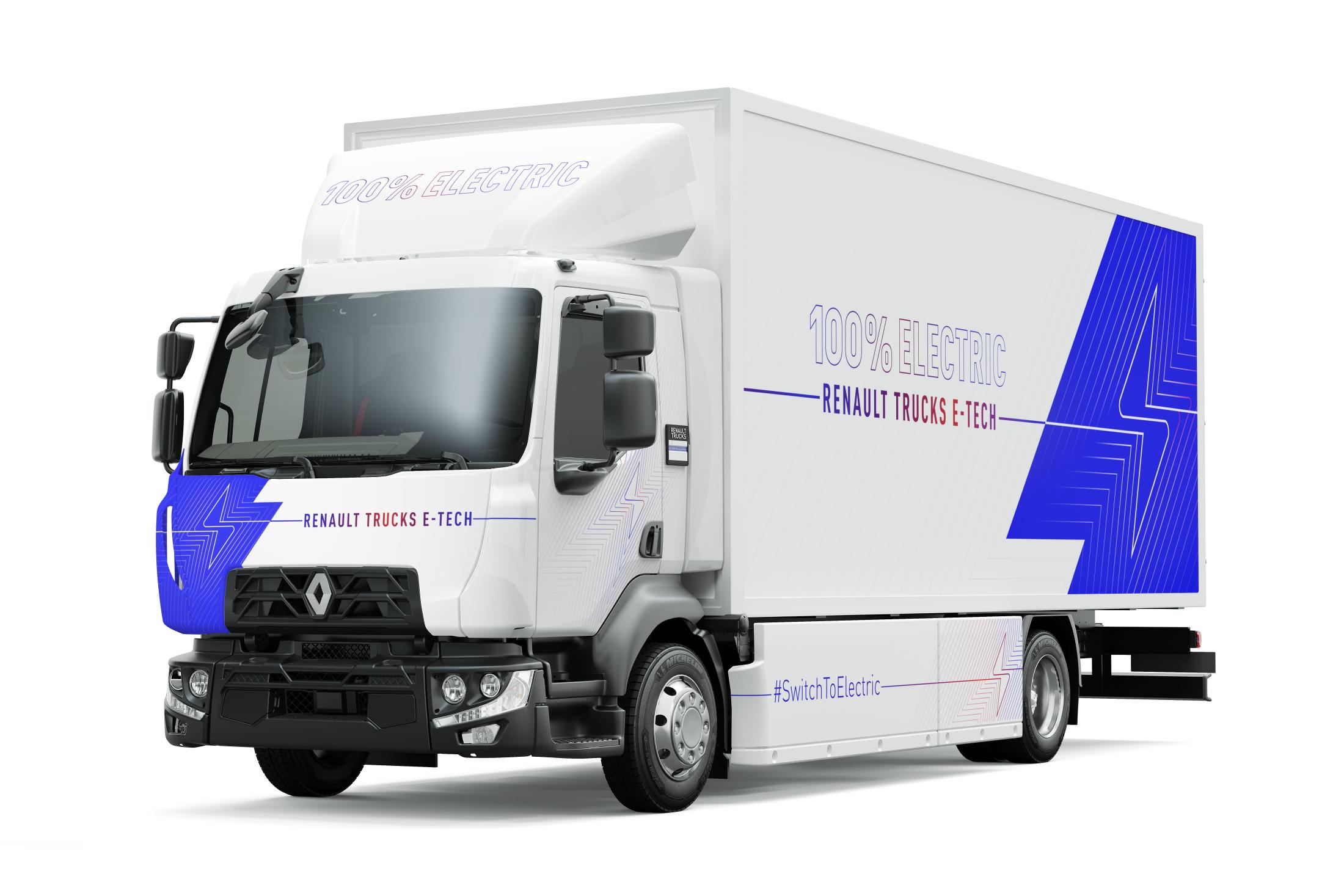 Renault Trucsk D E-Tech elektryczny samochód dystrybucyjny