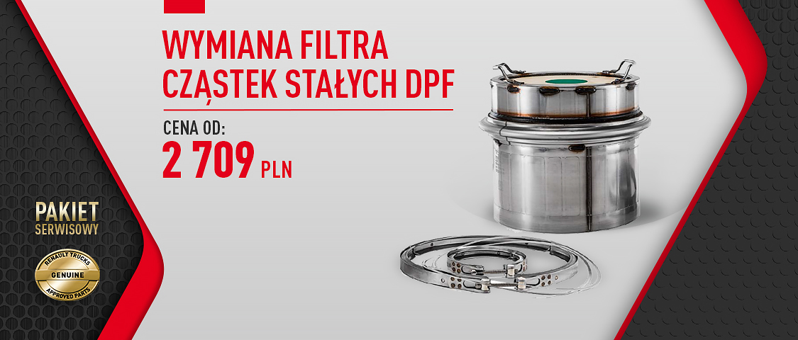 Pakiety serwisowe pojazdy ciezarowe wymiana filtra DPF