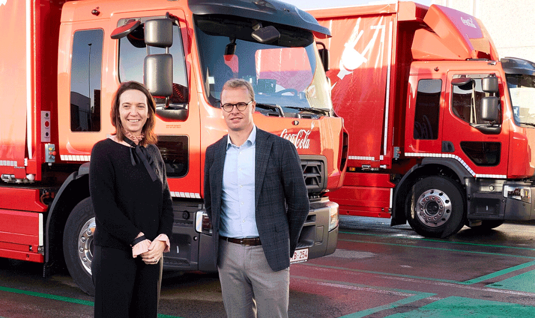 Coca-Cola elektryczny samochód ciężarowy Renault Trucks 3