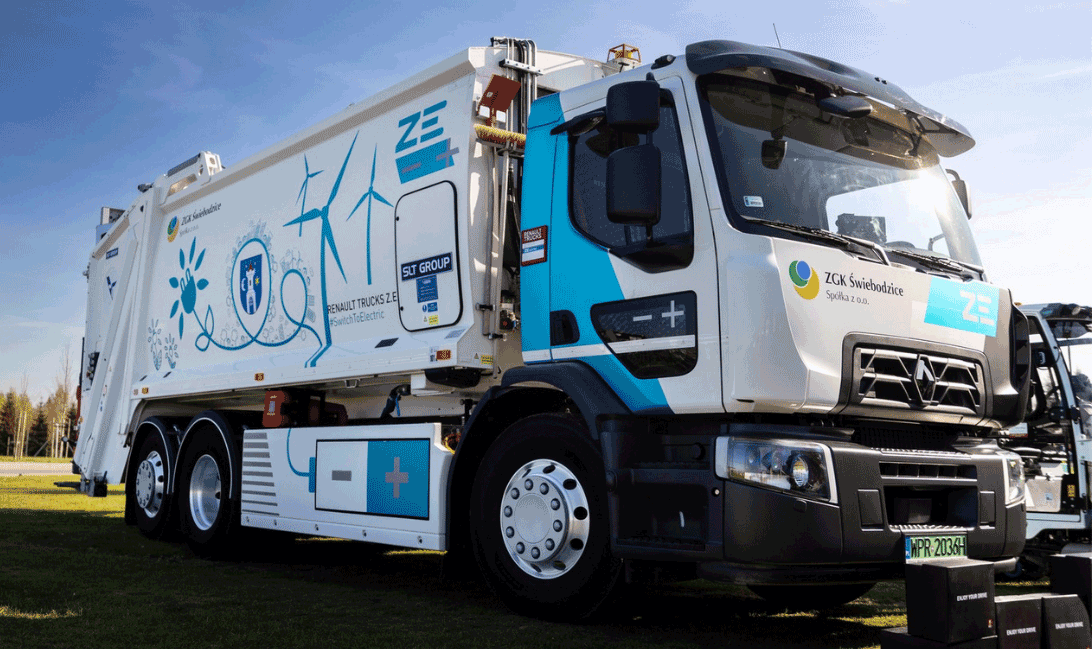 Śmieciarka elektryczna Renault Trucks 3