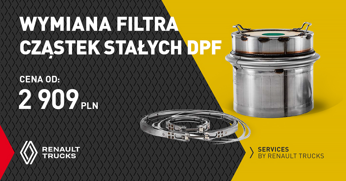 Pakiety serwisowe dla pojazdów ciężarowych wymiana filtra cząstek stałych dpf.jpg