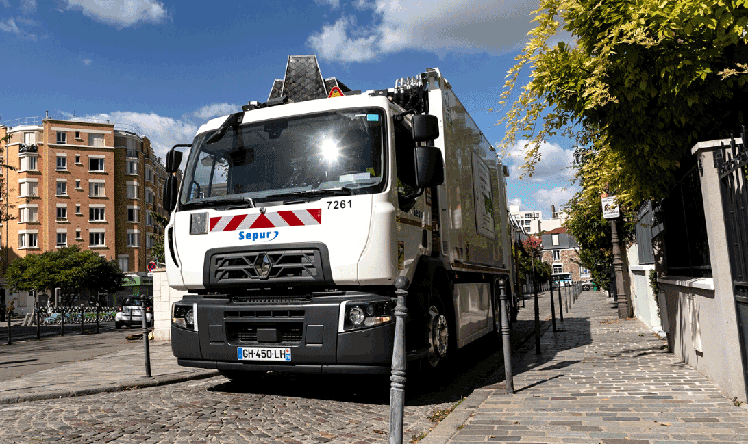 elektryczna śmieciarka renault trucks 3