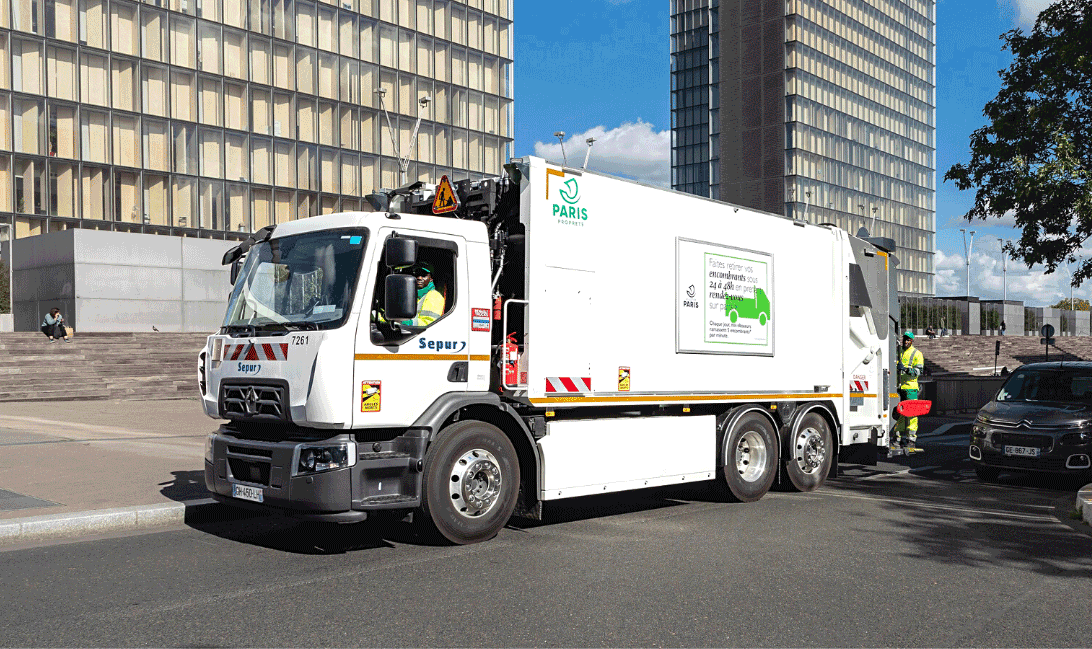 elektryczna śmieciarka renault trucks 4