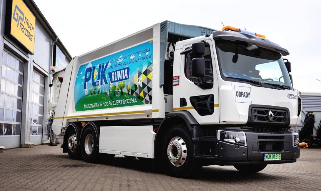 śmieciarka elektryczna Renault Trucks D Wide E-Tech