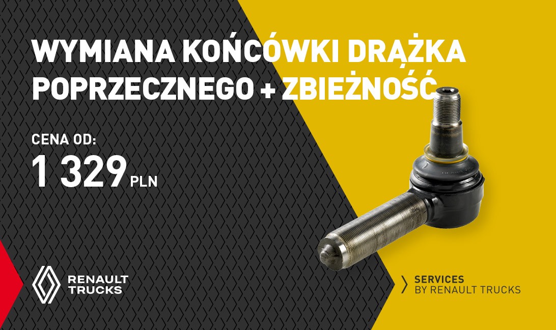 Pakiet serwisowy - Wymiana końcówki drążka poprzecznego + zbieżność