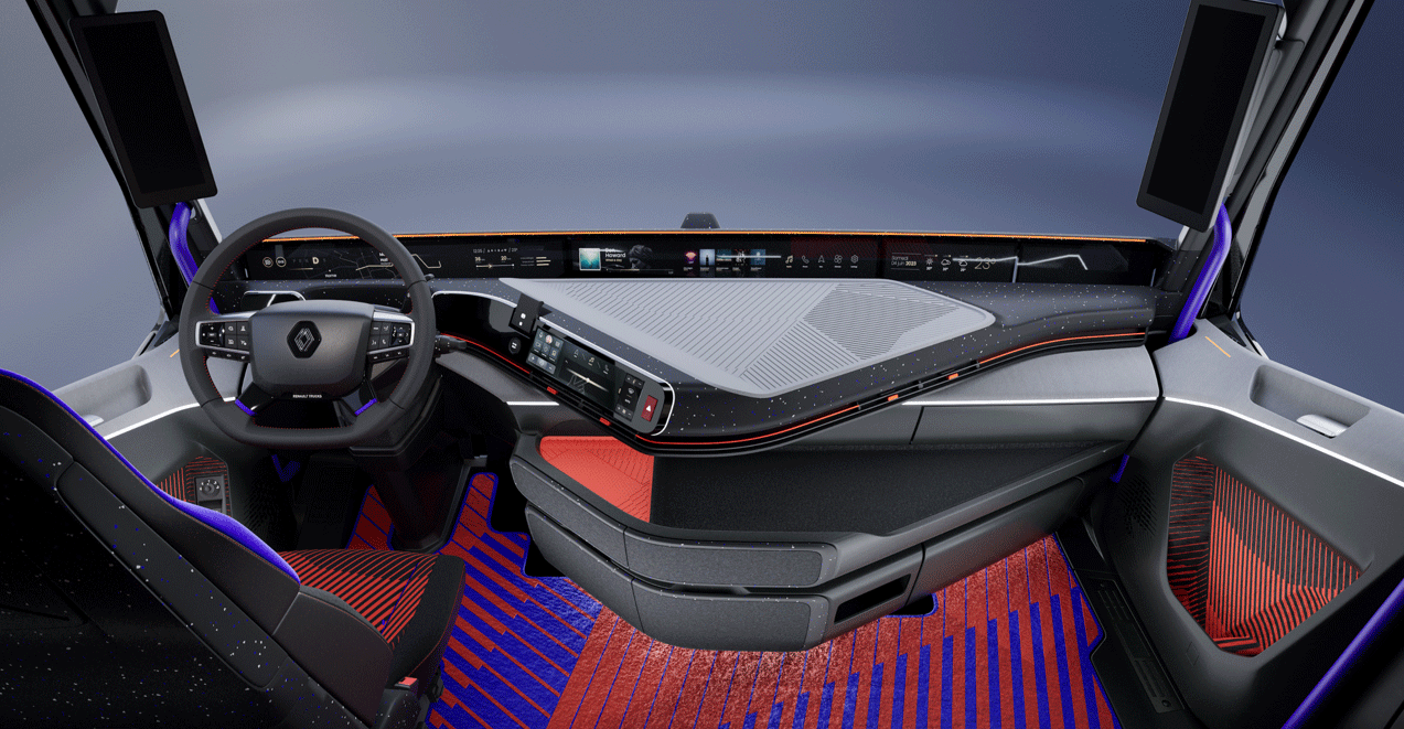 Projekt Dolphin_nowy design tablicy rozdzielczej Renault Trucks