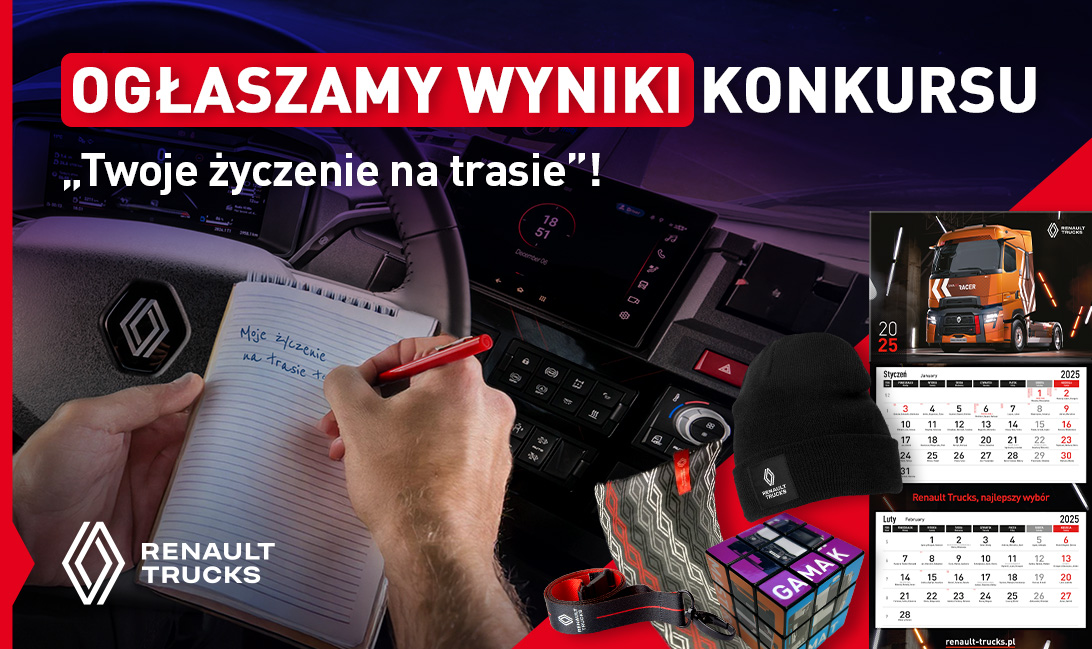 Konkurs Mikolajkowy 2024 Renault Trucks Polska wyniki 1
