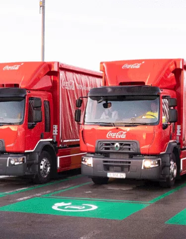 Coca-Cola elektryczny samochód ciężarowy Renault Trucks